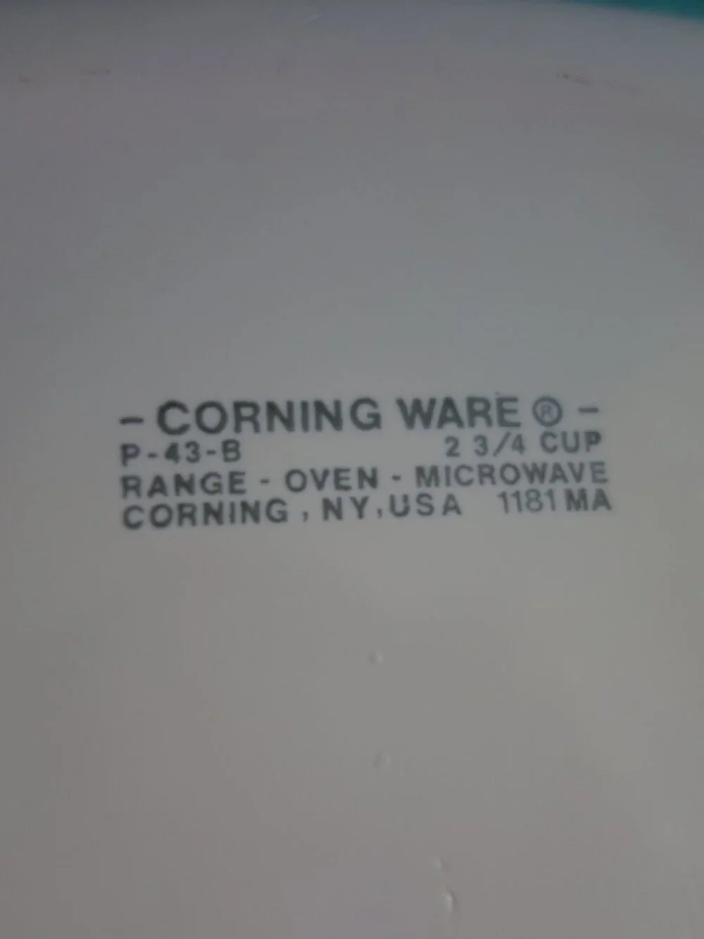 Pair of Corning Ware Spice Of Life Bakeware Square